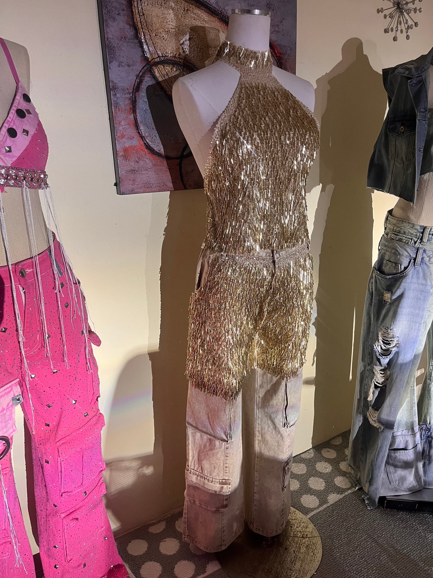 PANTS GOLD EXCLUSIVE